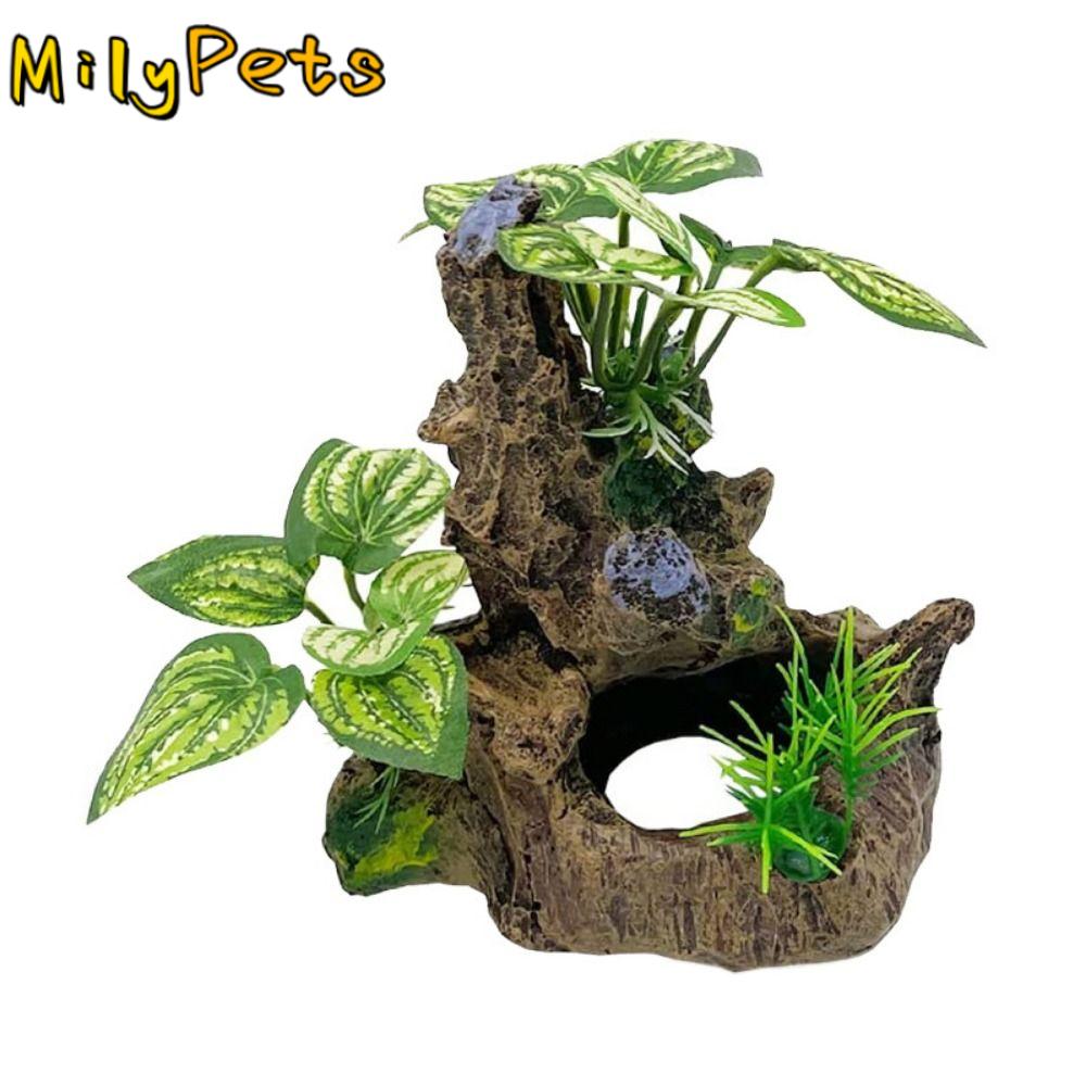 Planted Aquarium With Driftwood - Decorative Artificial Driftwood Branch Realistic Plastic