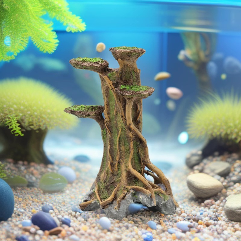 Planted Aquarium With Driftwood - Artificial Brazilian Tree Driftwood for Aquarium,