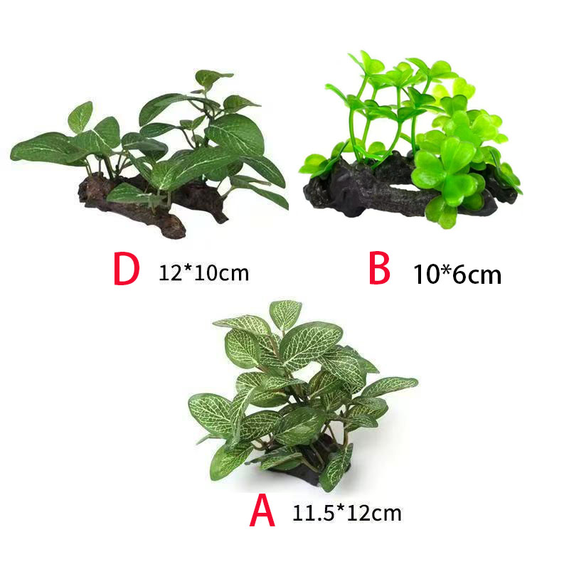 Plastic Artificial Turtle Tree - Planted Aquarium With Driftwood のレビューと価格