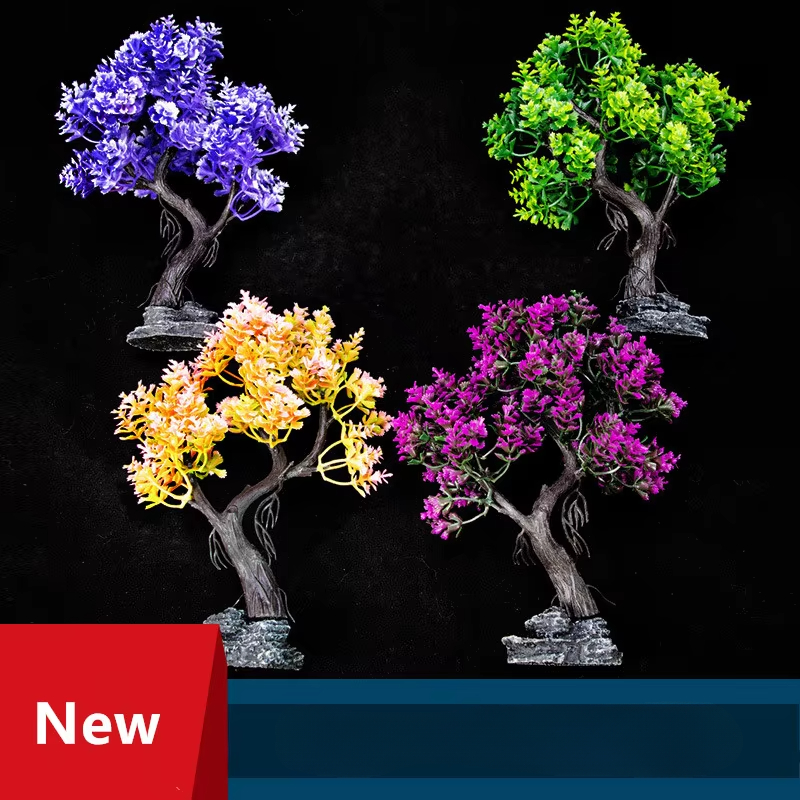 New Simulation Moss Tree Fish  - Planted Aquarium With Sand のレビューと価格