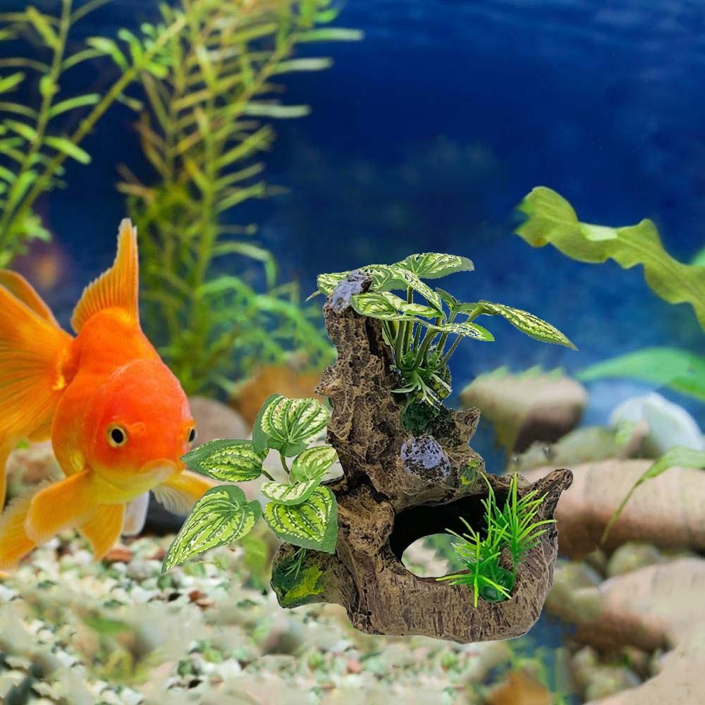 Decorative Artificial Driftwoo - Planted Aquarium With Driftwood のレビューと価格