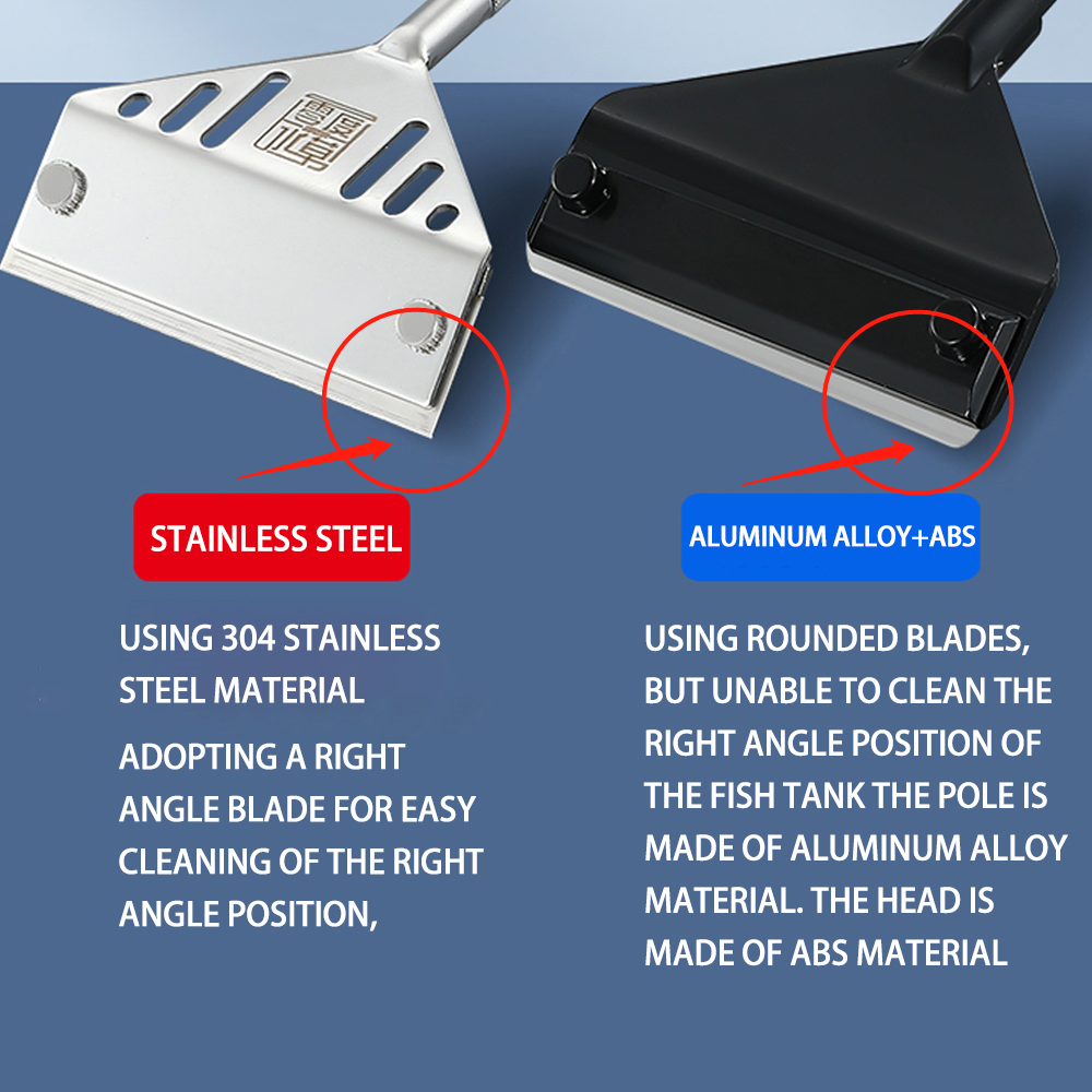 Aquarium Stainless Steel Fish  - Planted Aquarium Algae Remover のレビューと価格