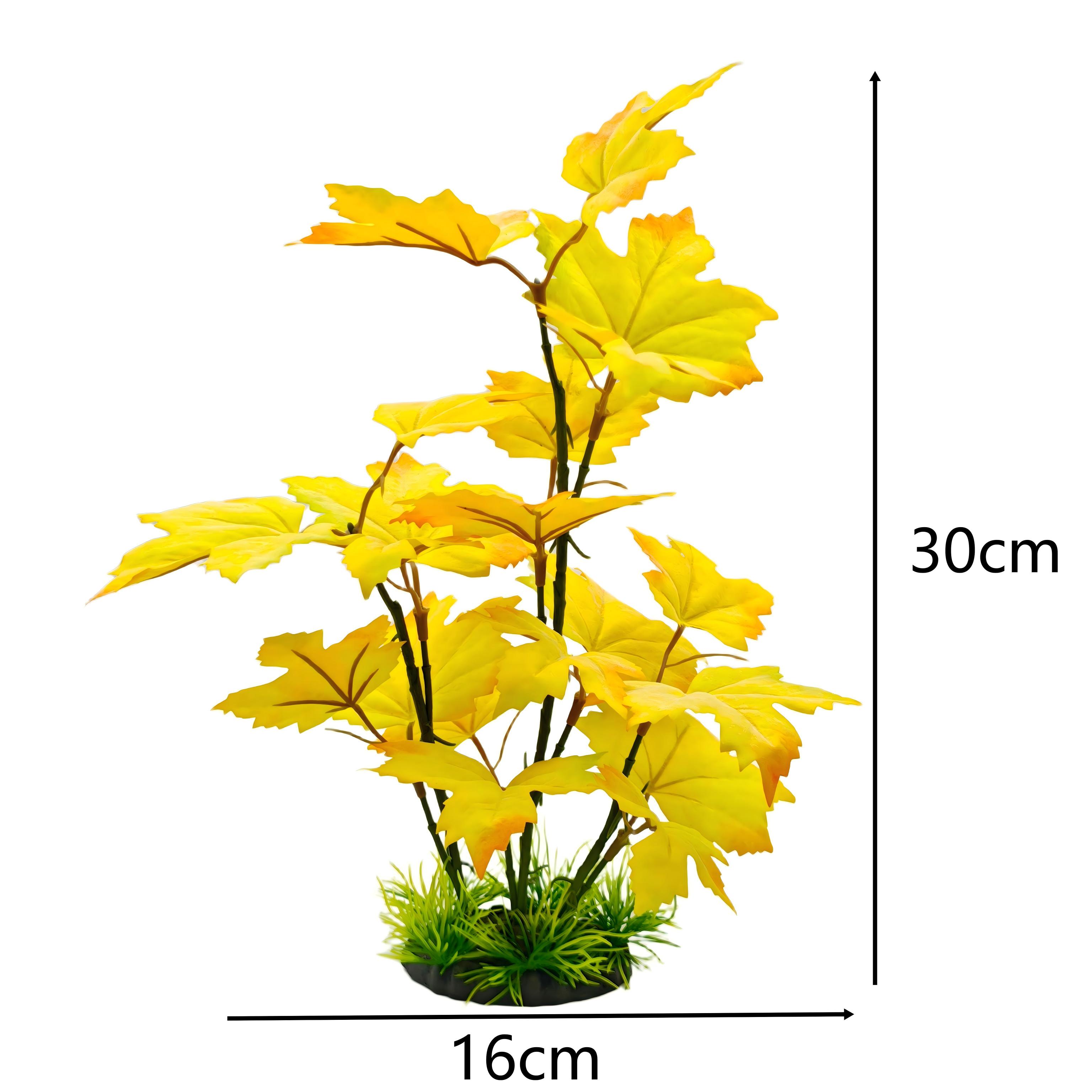 Artificial Leaves 30cm Aquariu - Planted Aquarium Yellow Water のレビューと価格