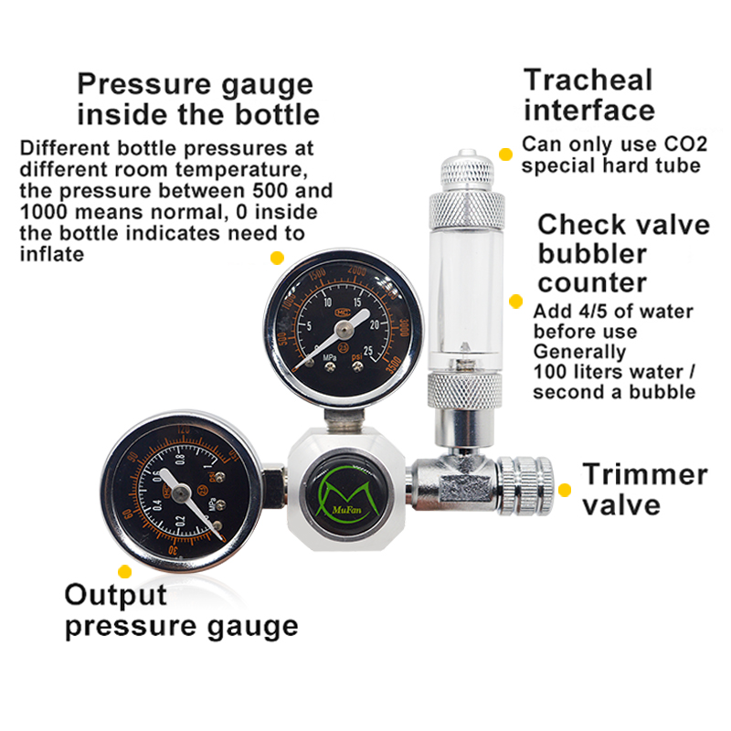 Aquarium CO2 Regulator Magneti - Planted Aquarium Co2 Kit のレビューと価格